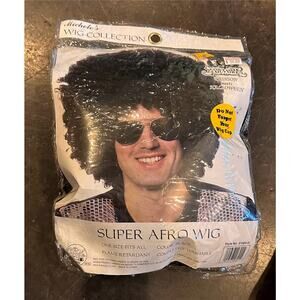 70s Adult Super Afro Wig One Size Fits Most Age 14+, Adult 21003-01, 80s, Disco